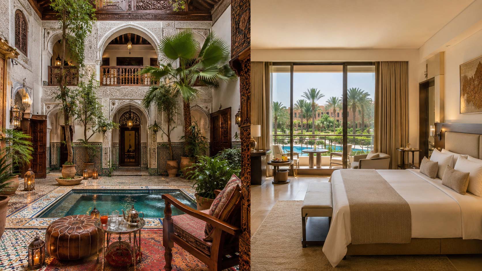 Riad ou hôtel au Maroc
