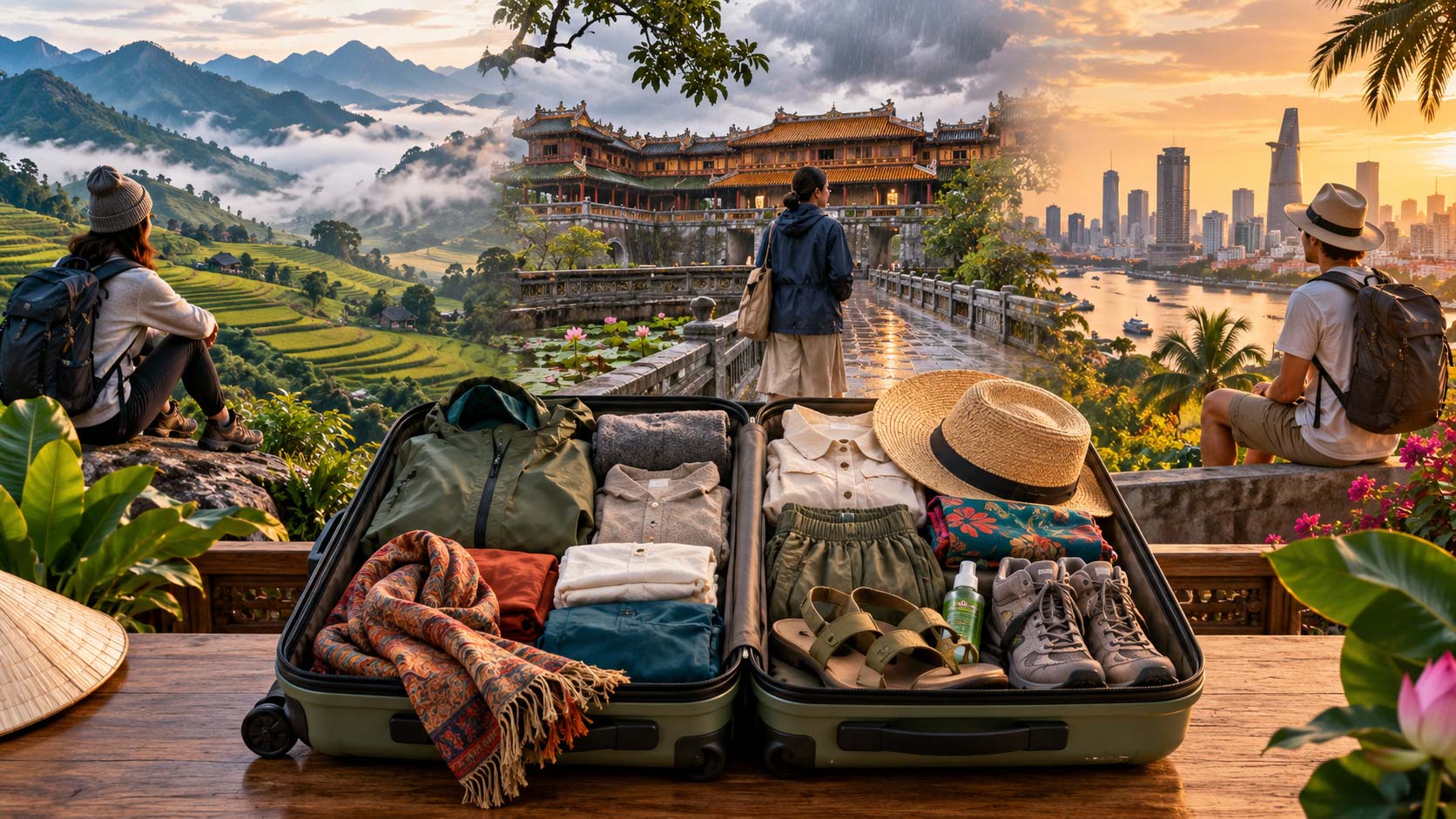 Que mettre dans sa valise pour le Vietnam selon la saison et la région